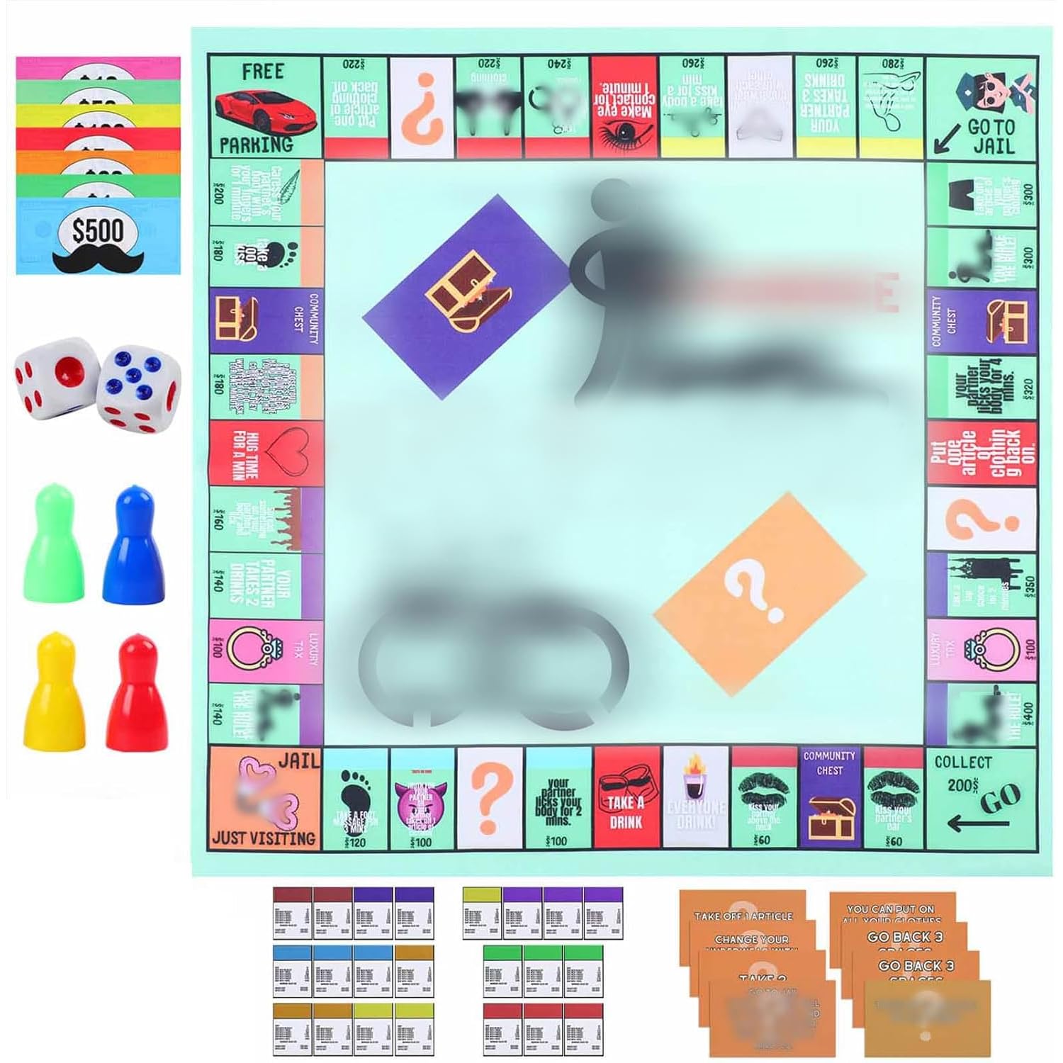 Adultopoly Board Game